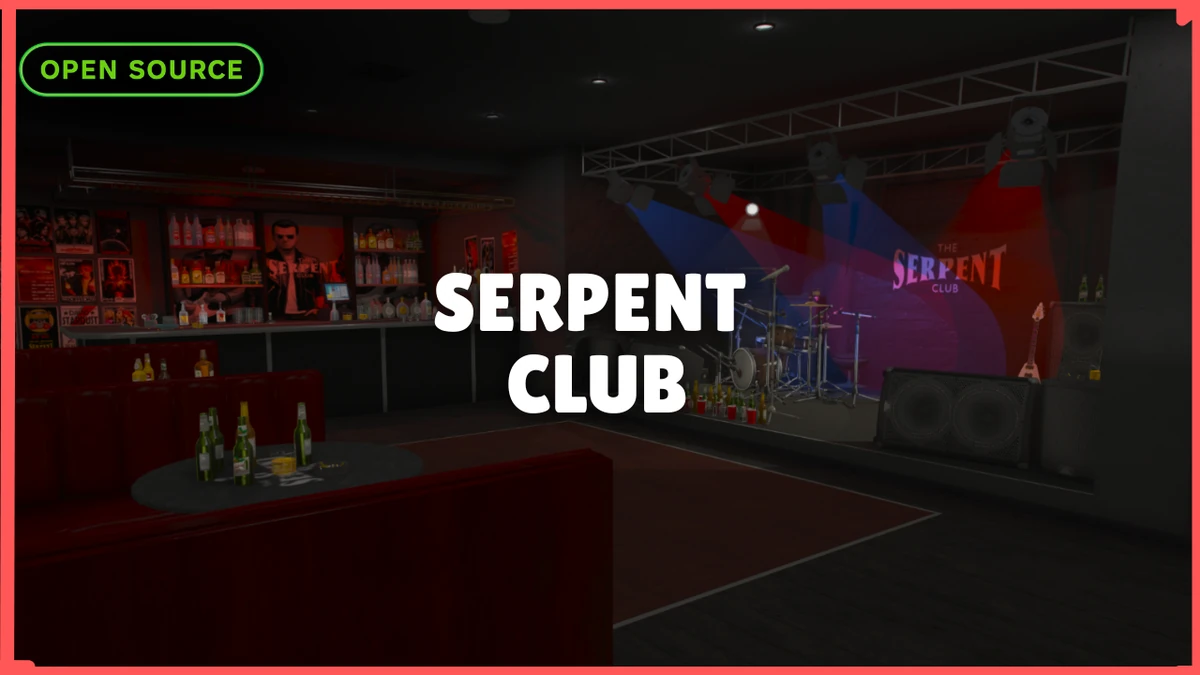 The Serpent Club MLO FiveM | Rock Nightclub & VIP Lounge | Open Source